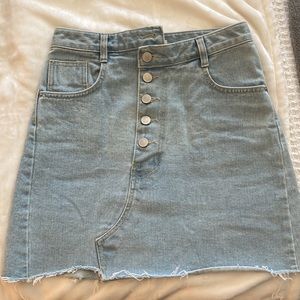 Oak + Fort denim skirt